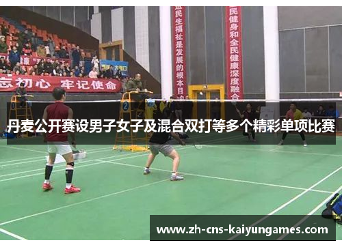 丹麦公开赛设男子女子及混合双打等多个精彩单项比赛